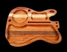Load image into Gallery viewer, Telecaster Guitar Wood Rolling Tray