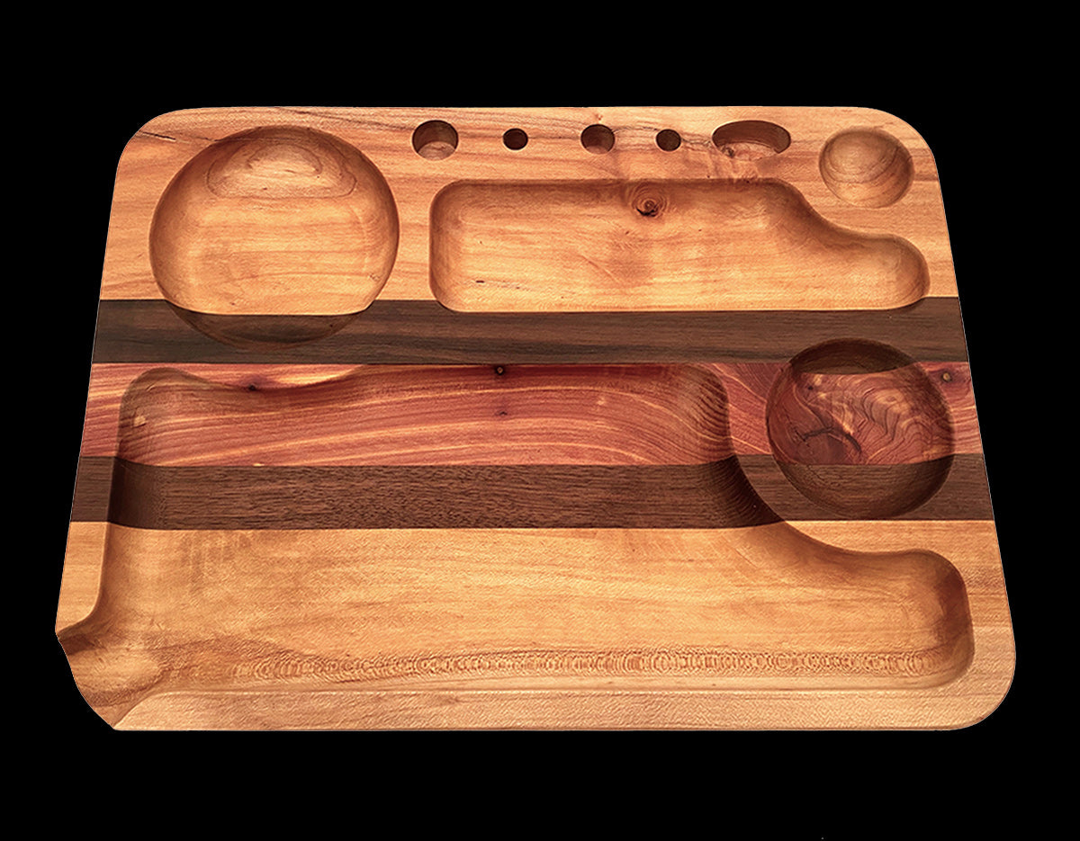 winnie the pothead rolling tray Large Rectangular Rolling Tray – Fireseed Arts Studios