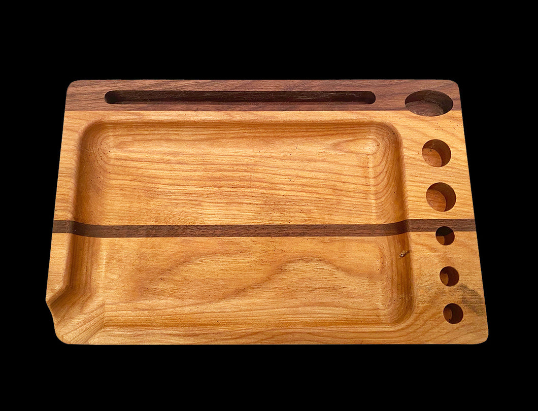 Small Wooden Rolling Tray